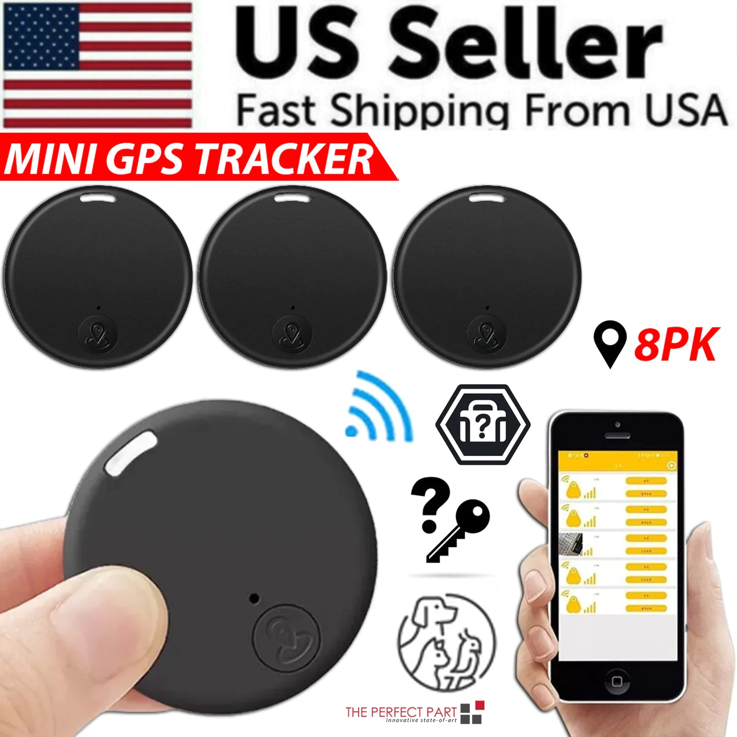 Mini GPS Tracking Tag Anti-Theft